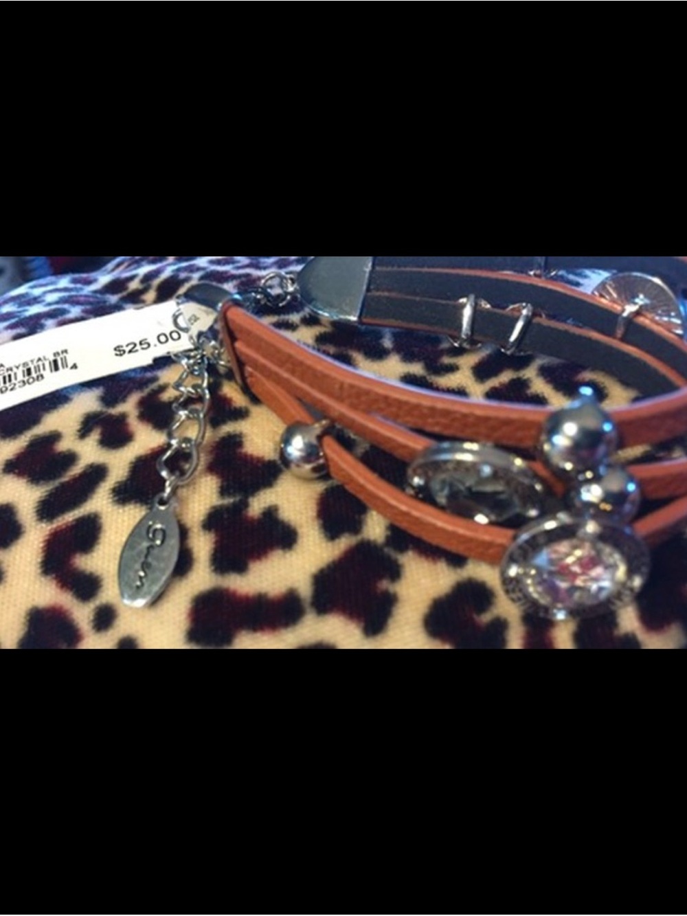 SALE!!! NWT Leather Bracelet Adjustable Guess ~  Multiple Available